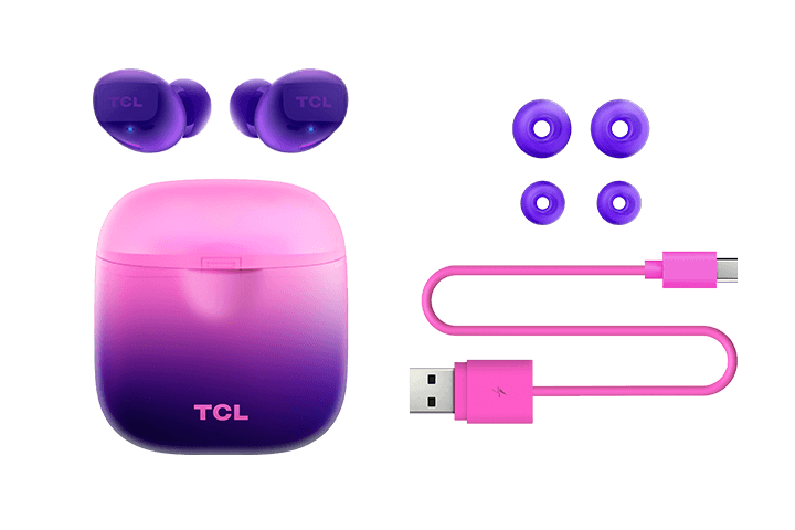 尊龙凯时 Sunrise Purple True Wireless In-ear Bluetooth Headphones - All