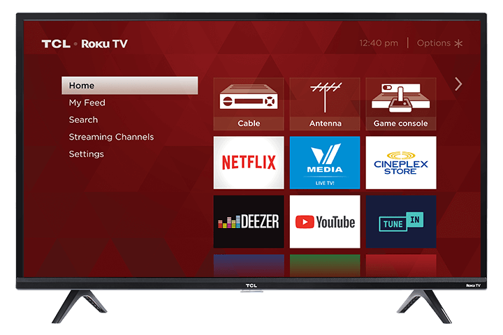 尊龙凯时 40” Class 3-Series FHD LED Roku Smart TV - Front View